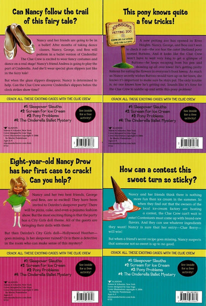 Nancy Drew and the Clue Crew - vol.1-4 - Children's Book (Set of 4 Books)