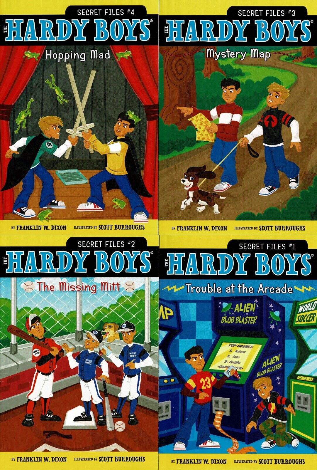 The Hardy Boys - secret files vol.1-4 - Children's Book (Set of 4 Books)