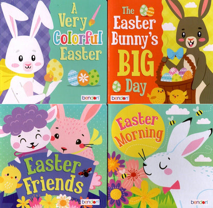 A Very Colorful Easter - Children's Board Book (Set of 4 Books)