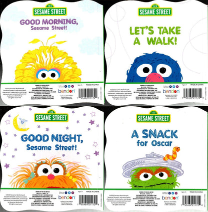 Sesame Street - Good Morning Sesame Street - Children's Board Book (Set of 4)