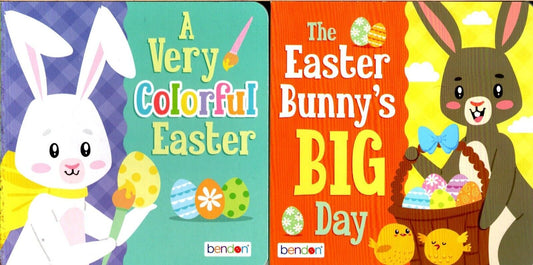 A Very Colorful Easter, The Easter Bunny's Big Day - Children's Board Book