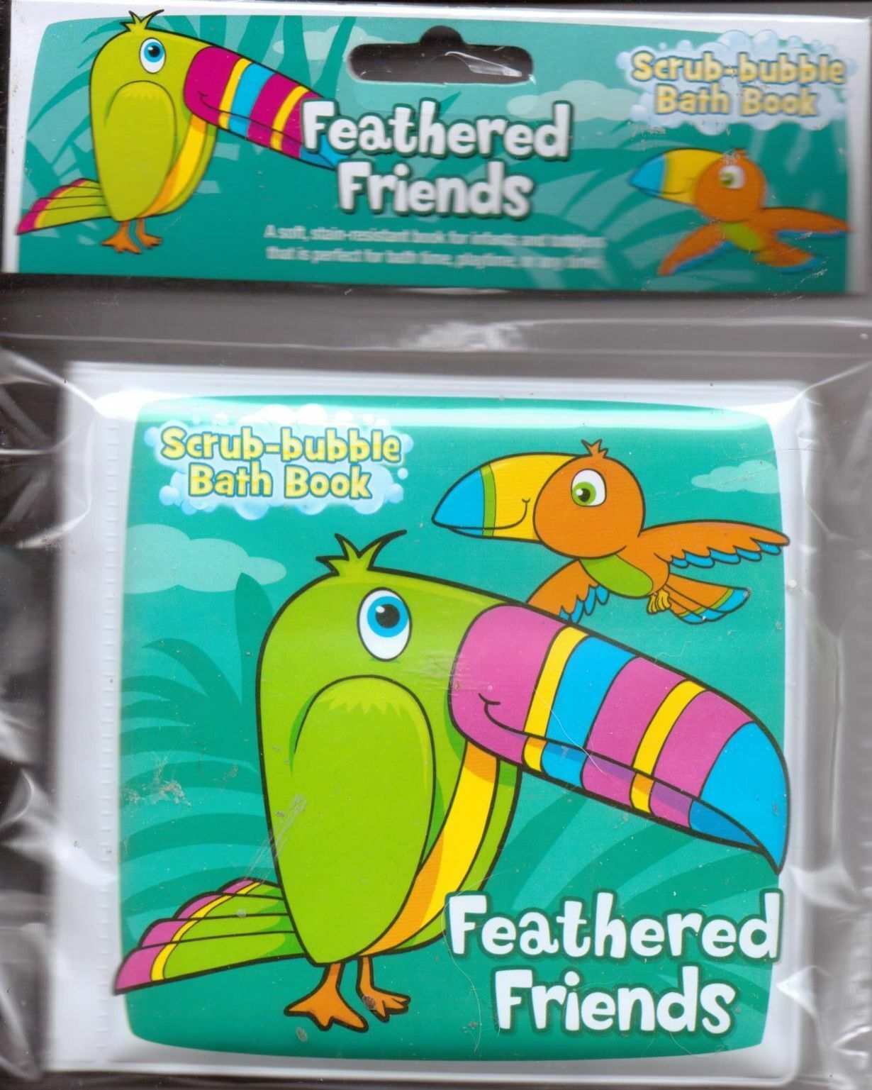 Feathered Friends Scrub-Bubble Bath Book