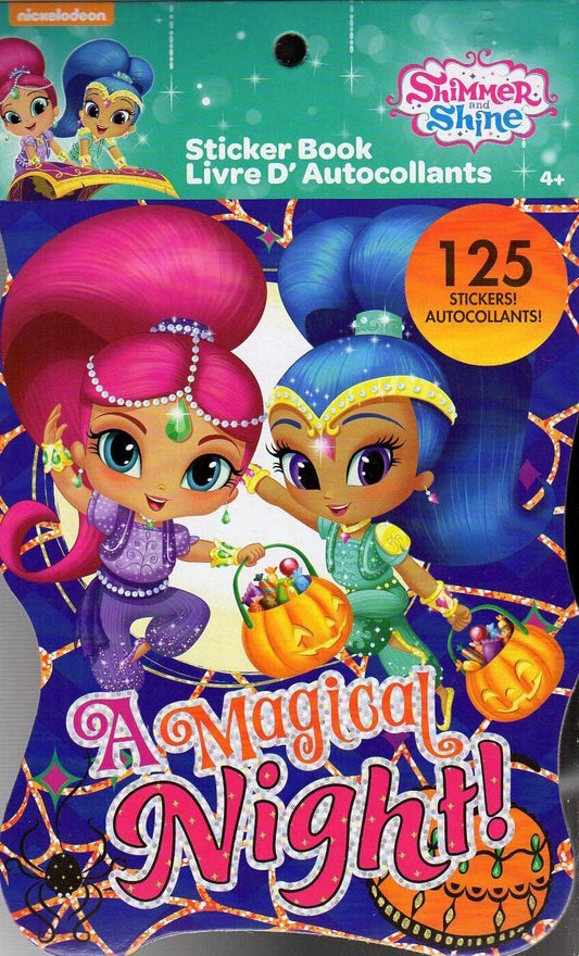 Shimmer and Shine Stickers Book - 125 Stickers - Halloween Themed