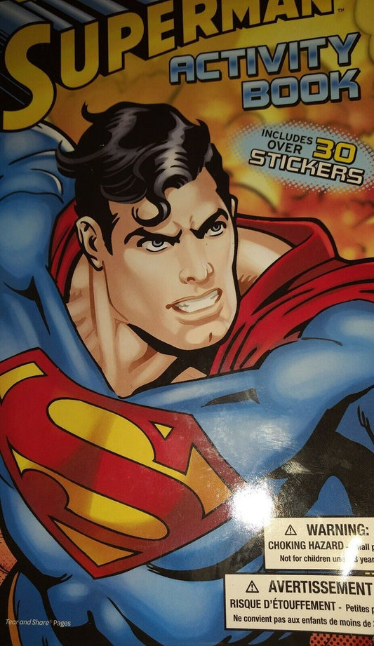 Superman Activity Book (Includes Over 30 Stickers)