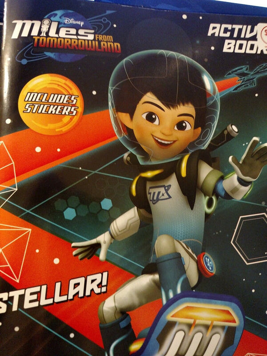 Disney Miles from Tomorrowland Activity Book Stellar (Includes Stickers)