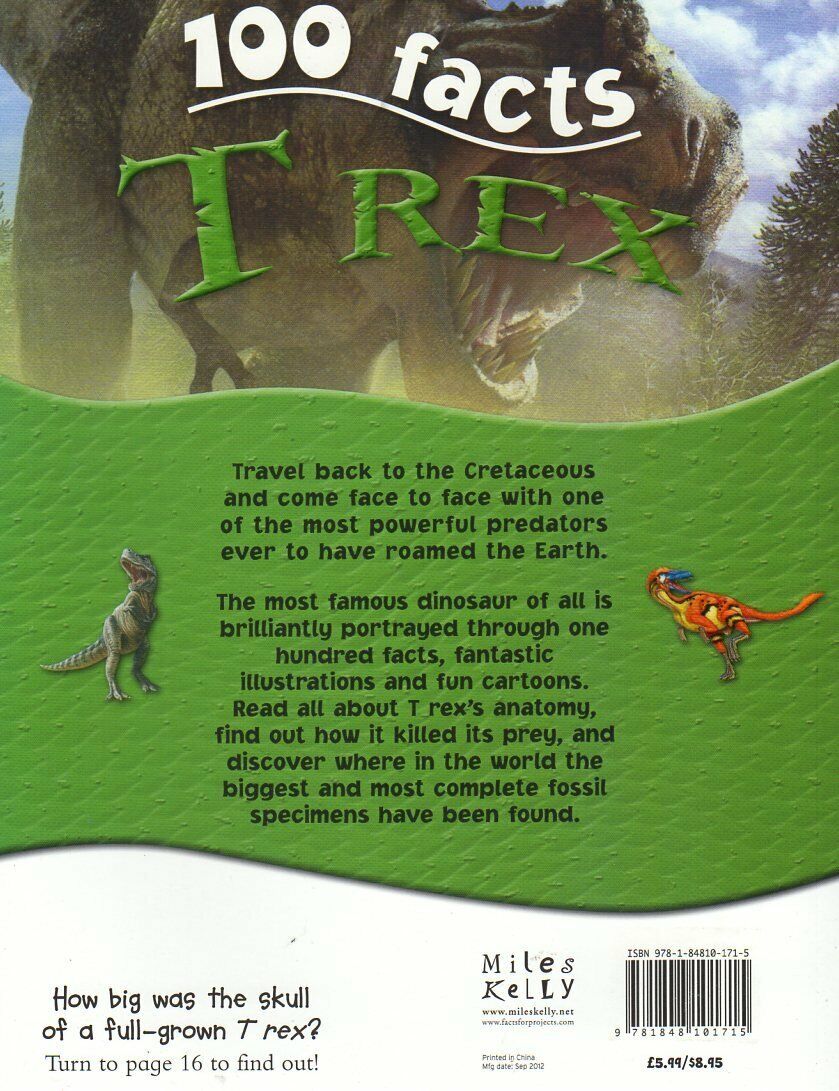 T Rex (100 Facts). Book