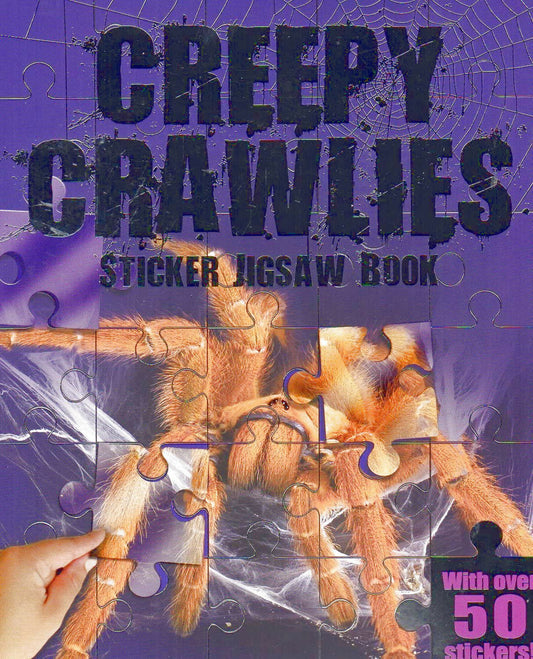 Sticker Jigsaw Book Creepy Crawlies with Over 50 Stickers