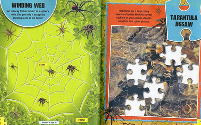 Sticker Jigsaw Book Creepy Crawlies with Over 50 Stickers