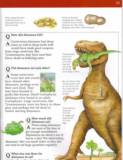 Dinosaurs, Monster Animals, Sea and Sealife Books Fact Packed