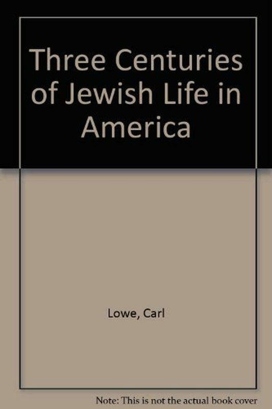 Three Centuries of Jewish Life in America Hardcover Book