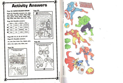 The Mighty Avengers - Activity Book with 20 tattoos