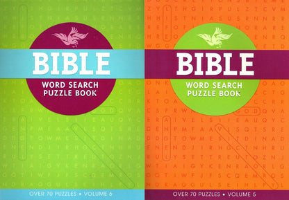 Bible Word Search Books - Over 70 Puzzles - (2016) - Vol.5 - 6