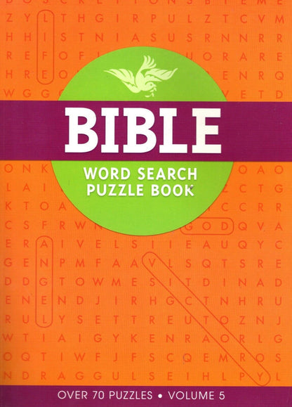 Bible Word Search Books - Over 70 Puzzles - (2016) - Vol.5 - 6