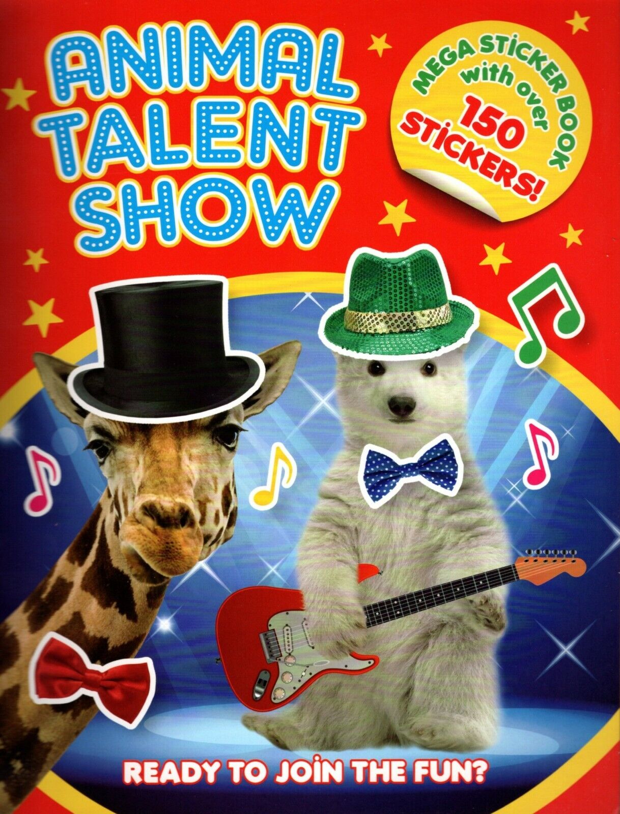 Sticker Activity Book - Animal Talent Show - Mega Sticker Book with Over 150 Stickers