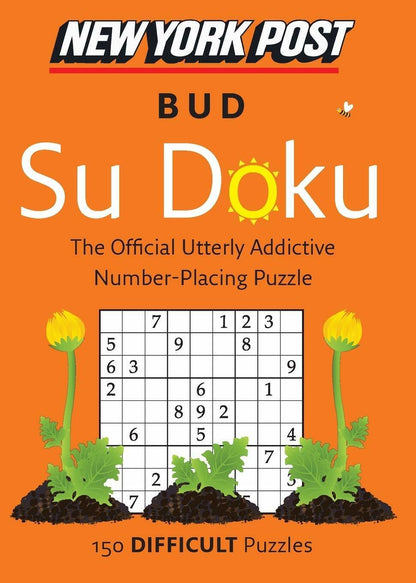 New York Post Bud Su Doku (Difficult) Paperback Book