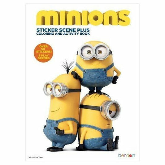 Minions Sticker Scene Paperback Book