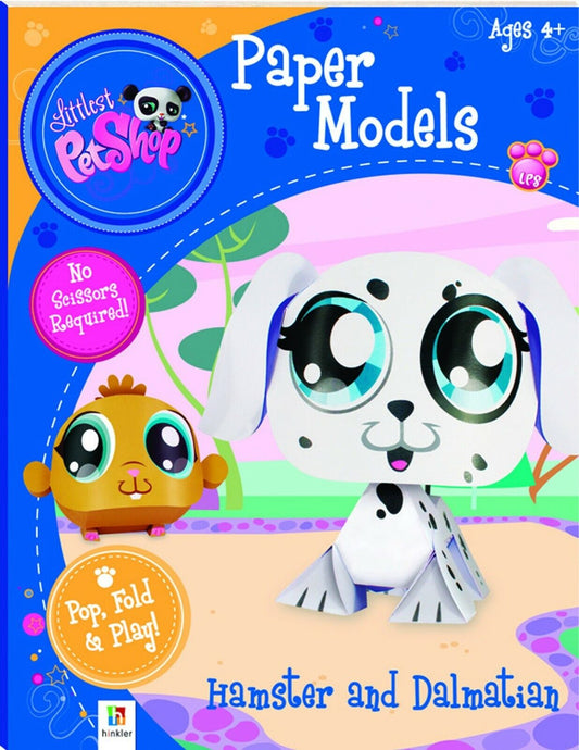 Littlest Pet Shop Hamster and Dalmation (Paper Models series) Paperback Book