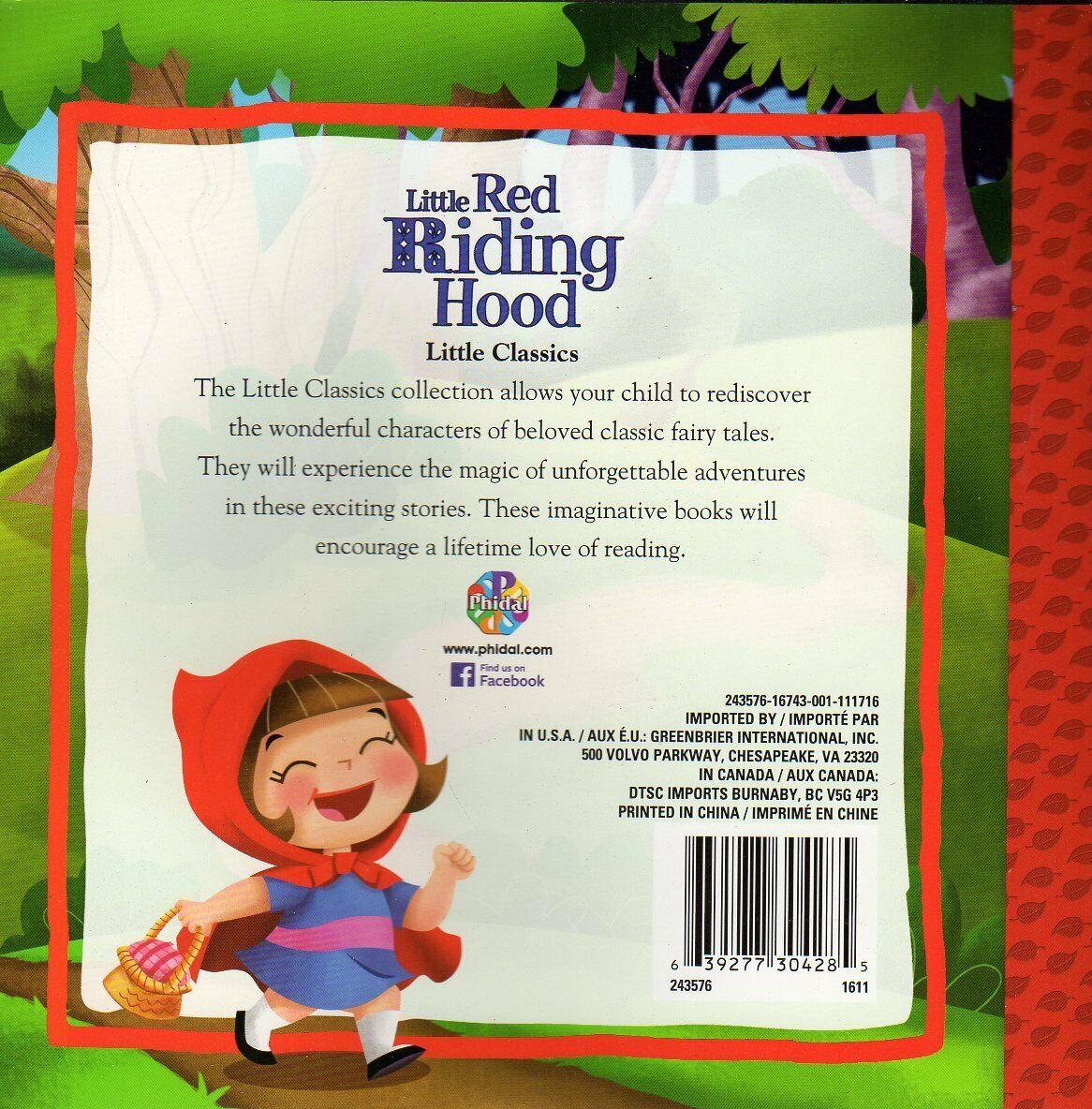 Little Red Riding Hood - The Little Classics collection - Classic Fairy Tales