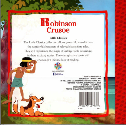 Robinson Crusoe - The Little Classics collection - Classic Fairy Tales Book