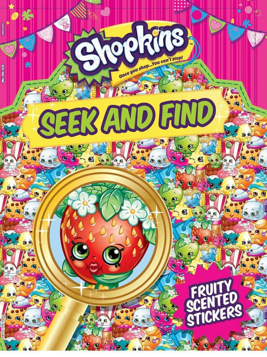 Shopkins Seek and Find Sticker Book