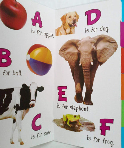 Greenbrier International Creative Learning Alphabet Tabbed Board Book