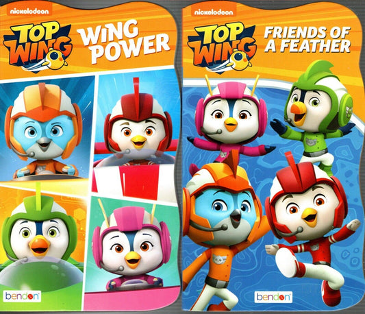 Top Wing - Wing Power & Friends of a Feather (Set of 2 Books) Children Book