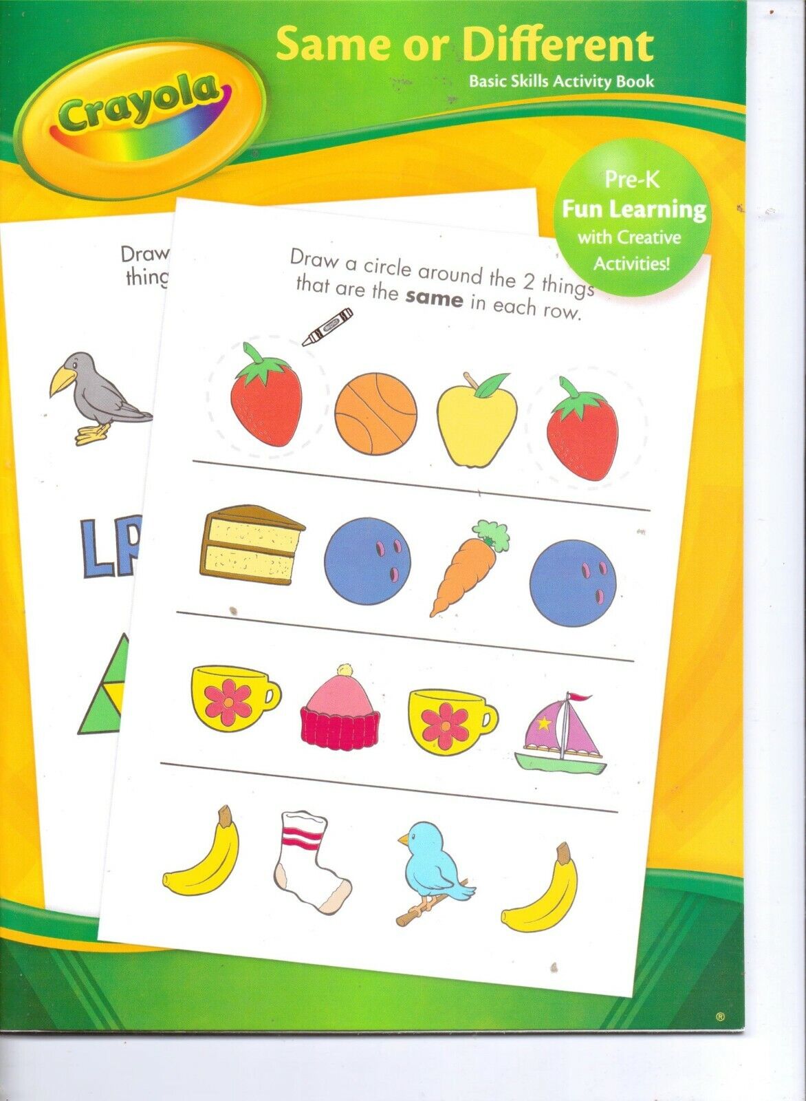 Crayola Same or Different Basic Skills Activity Book (Pre-K)