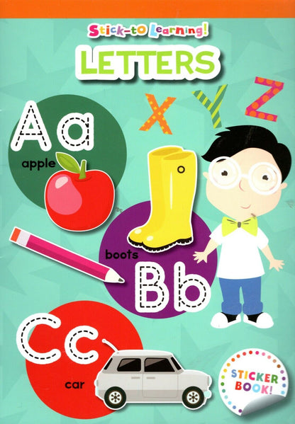 Stick-to Learning - Letters - Sticker Book