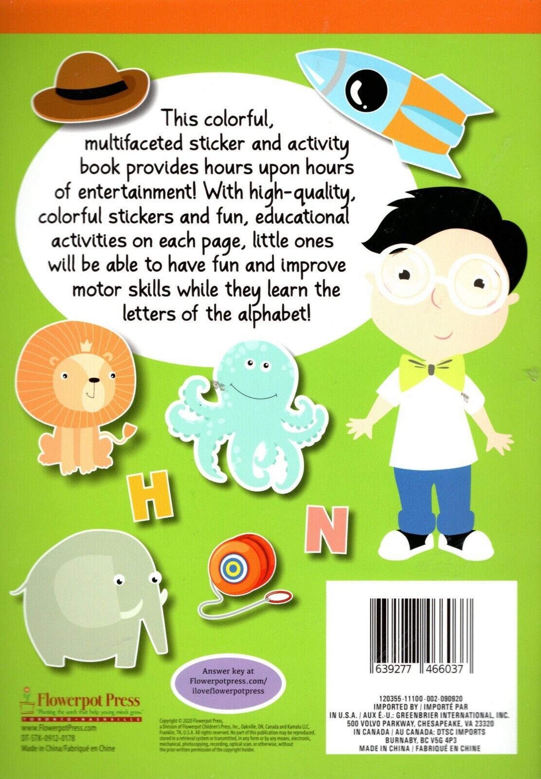 Stick-to Learning - Letters - Sticker Book