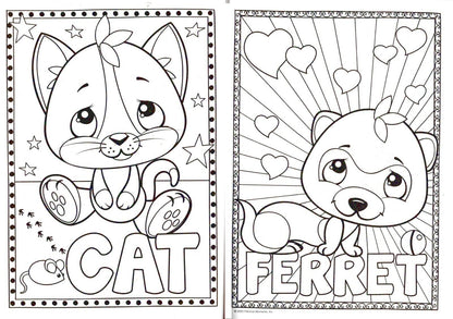 Precious Moments - Safari Paws & Furry Friends - Activity Book (Set of 2 Pack)