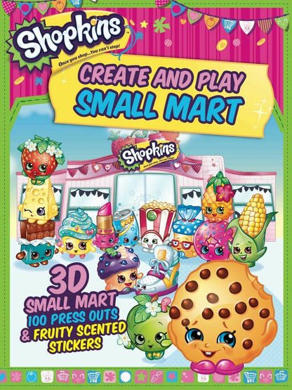 Shopkins Create and Play Small Mart Novelty Book