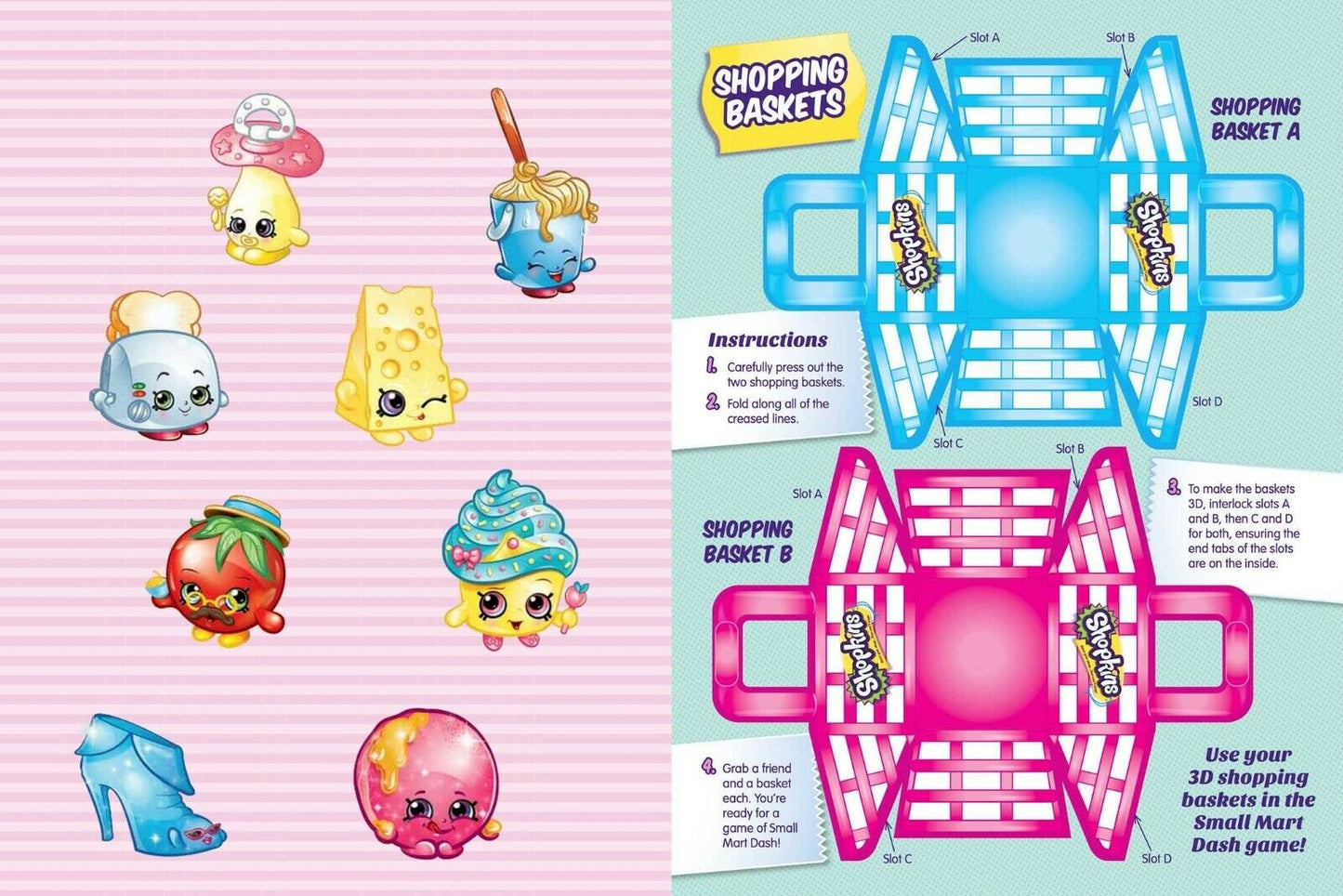 Shopkins Create and Play Small Mart Novelty Book