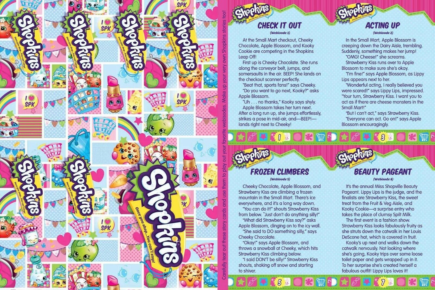 Shopkins Create and Play Small Mart Novelty Book