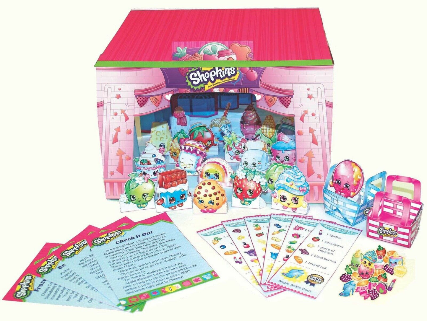 Shopkins Create and Play Small Mart Novelty Book