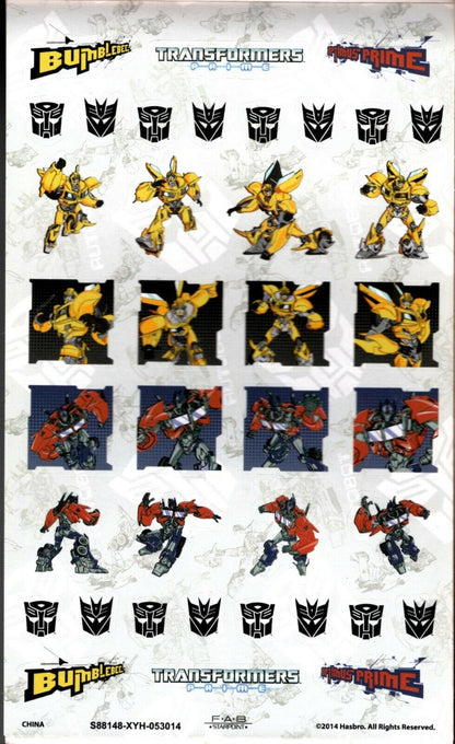 Transformers - 152 + 150 Stickers Book (Set of 2 Pack)