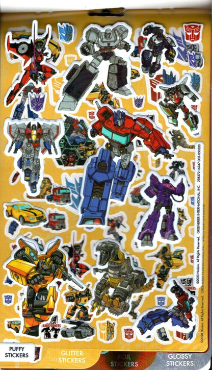 Transformers - 152 + 150 Stickers Book (Set of 2 Pack)