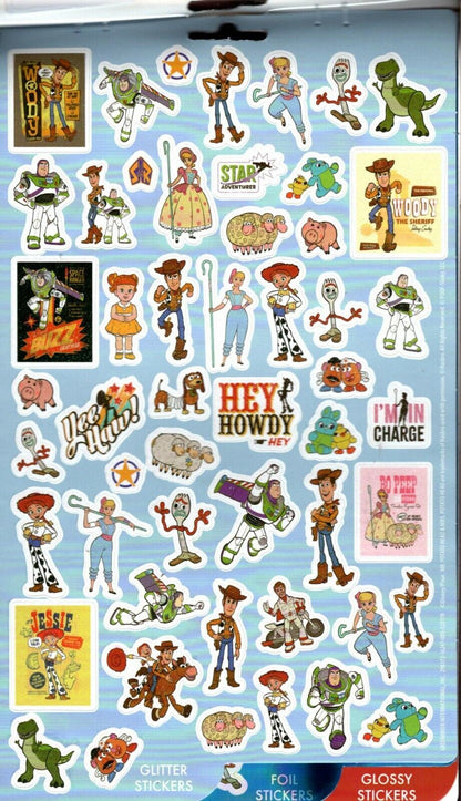 Disney Pixar Toy Story 4 - Over 150 Includes Puffy Stickers Collection Book Set