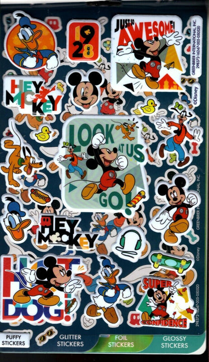 Disney Mickey - Over 150 Includes Stickers Collection Book (Set of 2 Pack)