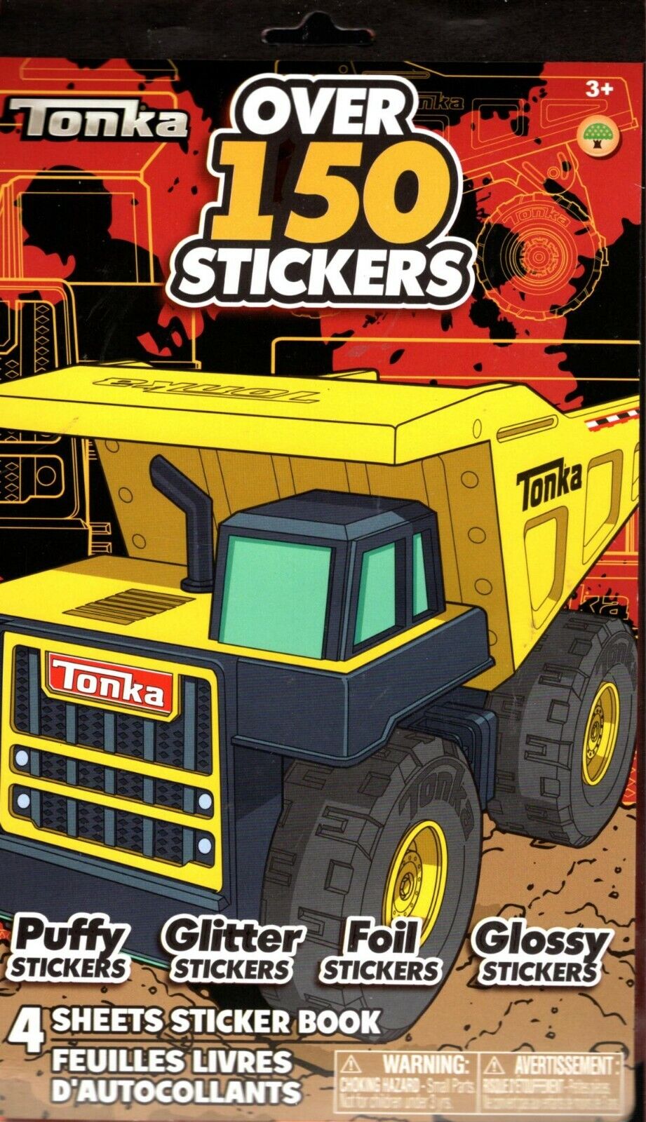 Tonka - Over 150 Includes Puffy,Glitter, Foil,Stickers Collection Book