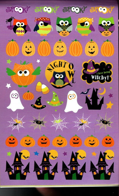 Whoo Said Boo? - Stickers Book - 314 Stickers - Halloween Themed