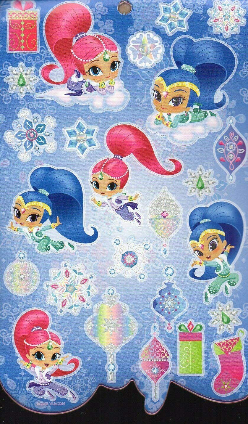 Nickelodeon Shimmer and Shine - Stickers Book - 125 Stickers & 25 Tattoo Set