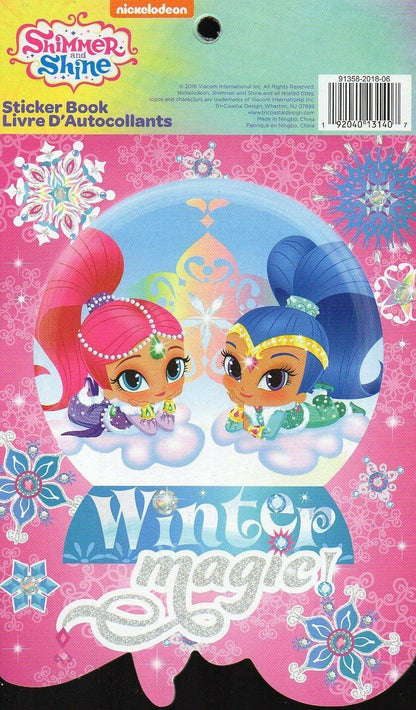 Nickelodeon Shimmer and Shine - Stickers Book - 125 Stickers & 25 Tattoo Set