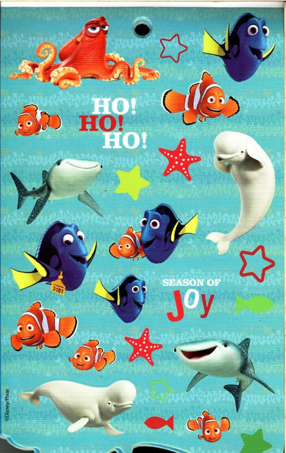 Holiday Christmas Sticker Books - Disney Finding Dory 125 Stickers! (Set of 2)