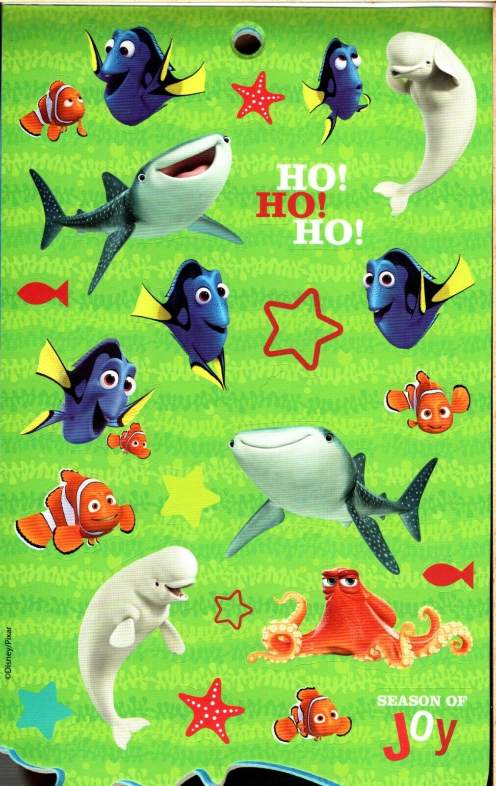 Holiday Christmas Sticker Books - Disney Finding Dory 125 Stickers! (Set of 2)