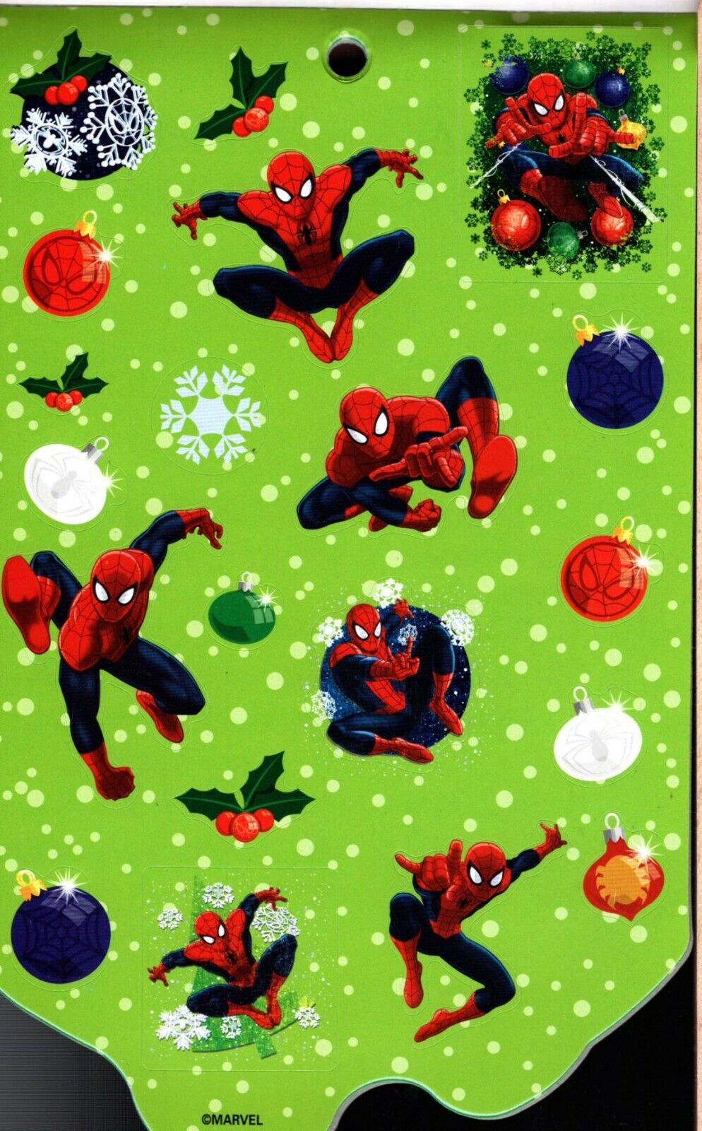 Holiday Christmas Sticker Books - Marvel Spider-Man 106 Stickers! (Set of 2)