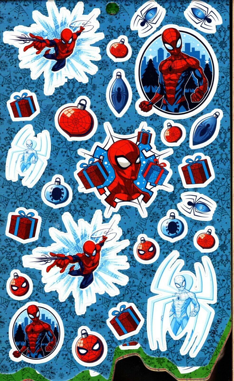 Holiday Christmas Sticker Book - Marvel Spider-Man - 125 Stickers!