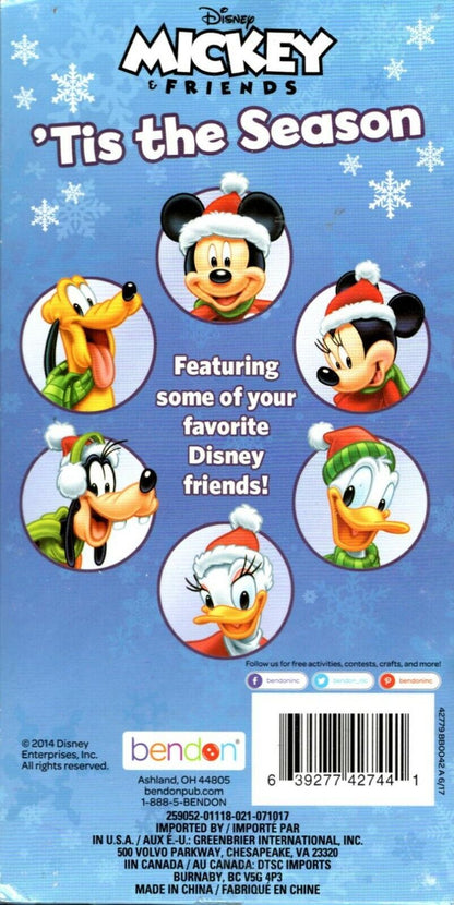 Disney Mickey & Friends - Be Jolly & Deck The Halls - Holiday Christmas Book