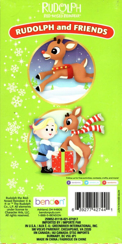 Rudolph & Friends - Rudolph Helps Out & Santa's Big Day! Holiday Christmas Book