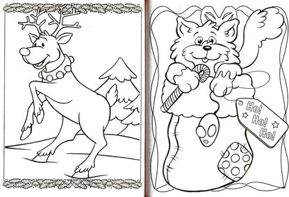 Christmas Edition Giant Coloring and Activity Book 160 Page v9