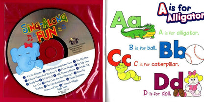 Song - Along Fun - Educational Book + Music CD Includes 15 Songs